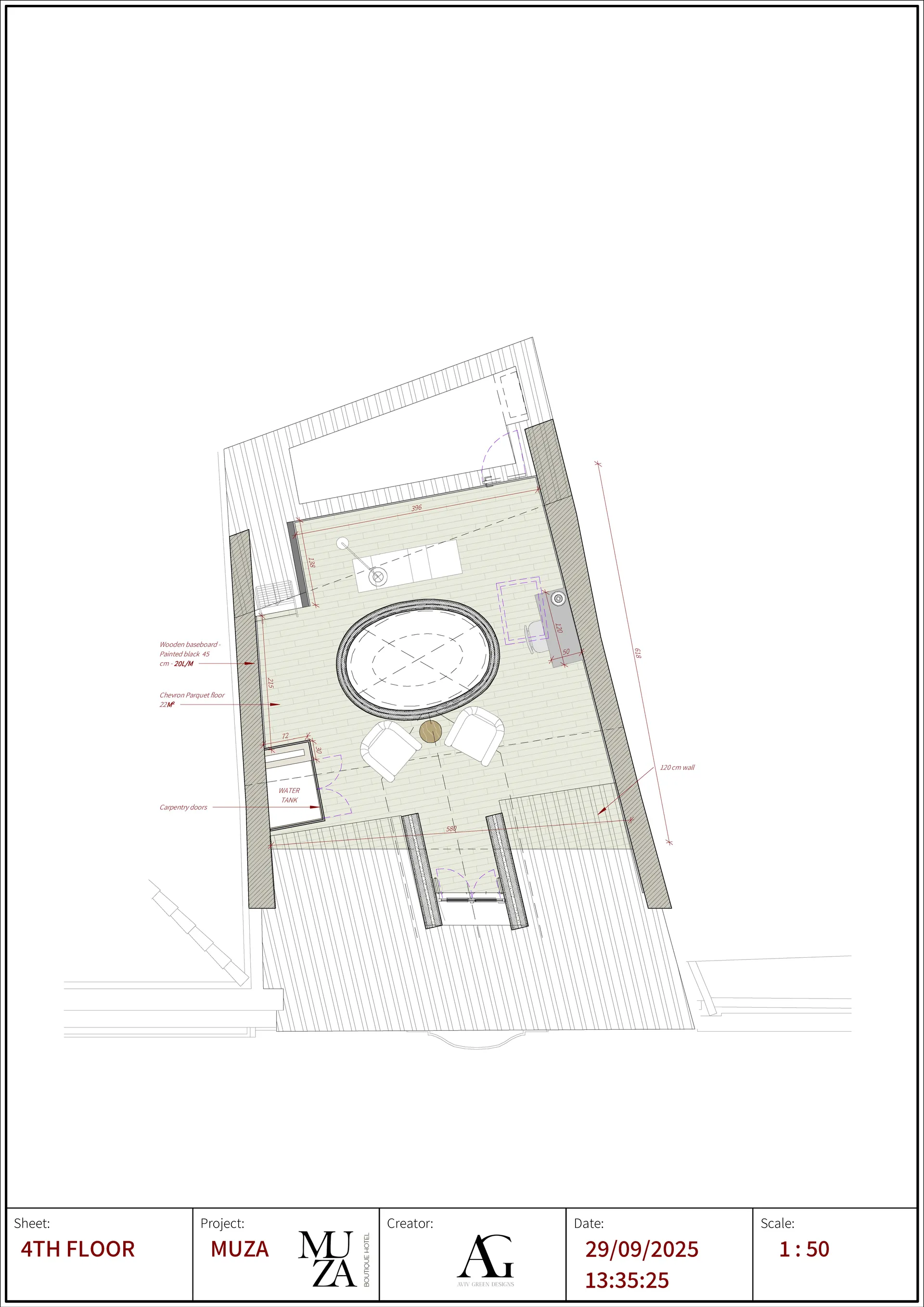 Muza Boutique hotel, Porto, Portugal — ARCHITECTURAL PLANNING (41)